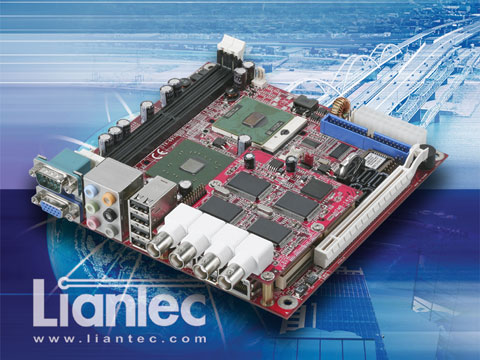 Liantec Mini-ITX Express EmBoard with Tiny-Bus PCIe Video Capture Module