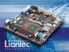 Liantec ITX-6945 Mini-ITX Intel 945GME Core Mobile Express EmBoard with Tiny-Bus Modular Expansion Solution