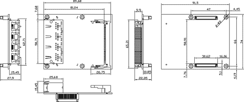 Liantec TBM-1230 Mechanical Drawing
