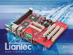Liantec TBM-HDK-PCI Tiny-Bus PCI Hardware Development Module on Mini-ITX EmBoard