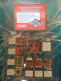 Liantec ITX-series EmBoard at Computex 2009