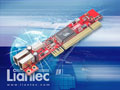 Liantec 1uPCI-134 Ultra Low Profile 1U Slim PCI IEEE1394 FireWire Host Card