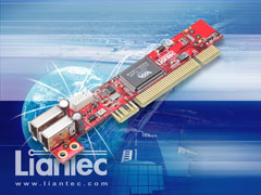 Liantec 1uPCI-1394 Slim 1U PCI IEEE 1394a Host Card