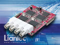 Liantec TBM-1420 Tiny-Bus PCIe Video Capture Module with Four Channel / Real Time / Full Color Input