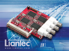 Liantec TBM-1222 Tiny-Bus 4 Channel / 120 fps Video Capture Module