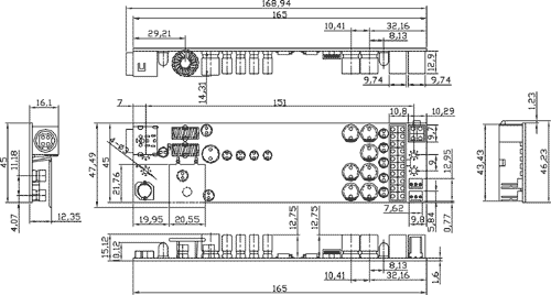 Liantec DCM-100/150 Mechanical Drawing