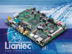 Liantec EMB-5730 : 5.25" VIA C7-Eden Multimedia EmBoard with Tiny-Bus Modular Expansion Solution