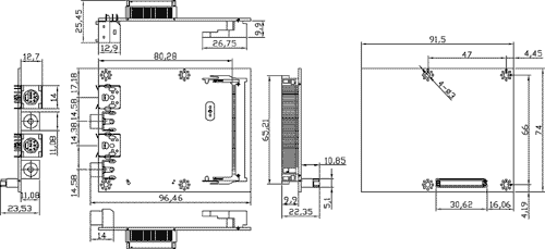 TBM-1220 Mechanical Drawing