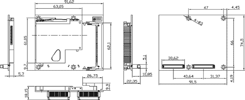 TBM-1410 Mechanical Drawing