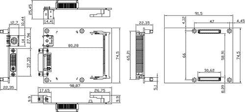 TBM-15DVO Mechanical Drawing