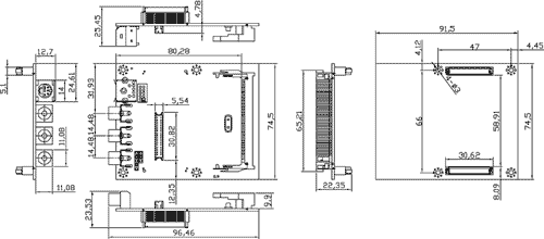 TBM-15VB302 Mechanical Drawing