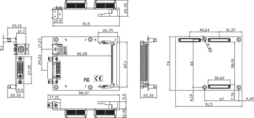 TBM-16SDVOA Mechanical Drawing