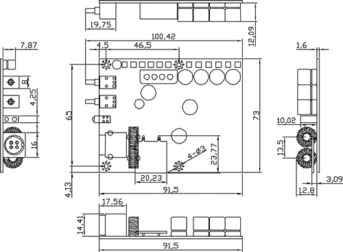 TBM-DCX100/150 Mechanical Drawing